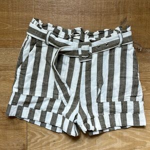 Linen striped Chriselle alum Short